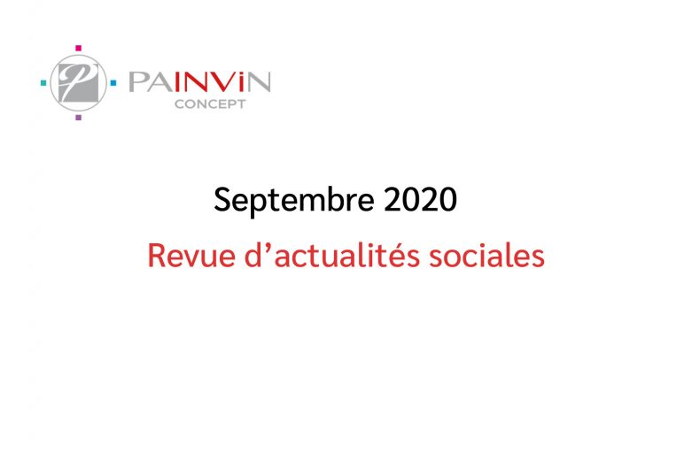 Actualités sociales Septembre 2020